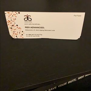 RE9 Advanced Arbonne Skin Care Trial